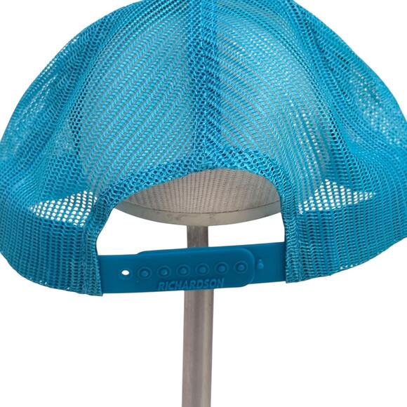 Florida Souvenir Trucker Hat Richardson 113 Snapback Retro Postcard Mesh Cap Blu - Picture 4 of 7